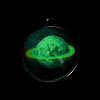 Galaxy Theme Luminous Glass Ball Pendants GLAA-D021-01P-10-4