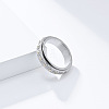 Simple Style 304 Stainless Steel Rotating Finger Rings FS-WGCAB4E-01-1