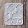 Rainbow/Butterfly/Crown Pendant DIY Silicone Mold X1-DIY-K073-09D-3