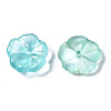 Transparent Spray Painted Glass Beads GLAA-Q089-003-E001-1-4