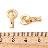 Brass Fold Over Clasps KK-L289-003G-3