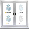 Waterproof PVC Colored Laser Stained Window Film Static Stickers DIY-WH0314-107-4