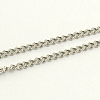 304 Stainless Steel Curb Chain Necklaces NJEW-R223-04-2