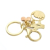 Rack Plating Panda Zinc Alloy Enamel Pendant Keychain KEYC-G064-01A-3