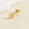201 Stainless Steel Daisy Flower Stud Earrings for Women BX8751-5