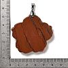 Natural Red Jasper Pendants G-B040-01P-17-3