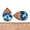 Resin and Walnut Pendants FIND-R051-15H-3