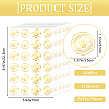 Gold Foil Self-adhesive Stickers DIY-WH20001-13G-2