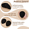 10Pcs EVA Cloth Teardrop Fascinator Hat Base for Millinery AJEW-FG0004-53A-4