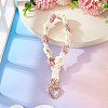 Cotton Braided Flower Pendant Decorations AJEW-TAC0030-032G-15-4