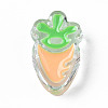 Transparent Acrylic Enamel Beads LS-OACR-N130-025-03-1
