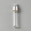 Clear Glass Tube Wish Bottle Pendants FIND-WH0002-46B-2