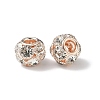 Brass Crystal Rhinestone Beads KK-A267-02RG-1