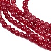Natural Striped Stone Beads Strands G-D315-A01-05-4mm-5