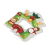 Christmas Theme Opaque Printed Acrylic Pendants SACR-S035-01C-2