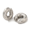 304 Stainless Steel Ear Cuff Findings STAS-O006-07E-P-1