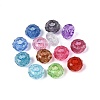 Transparent Acrylic European Beads OACR-Q200-16-2