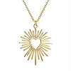 304 Stainless Steel Laser Cut Pendant Necklaces FS-WGA4904-23-1