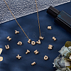 26Pcs 26 Styles Brass Micro Pave Clear Cubic Zirconia Charms KK-BBC0018-98-3