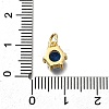 Brass Pave Cubic Zirconia Pendants KK-V002-23G-04-3