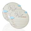 Basswood Baby Growth Recording Cards WOOD-WH0124-139-1