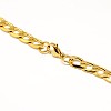 304 Stainless Steel Curb Chain/Twisted Chain Necklaces STAS-A028-N131G-3