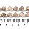 Natural Fossil Beads Strands G-G182-B37-03-5