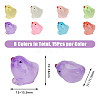 DICOSMETIC 120Pcs 8 Colors Luminous Resin Chick Display Decoration RESI-DC0001-29-2