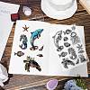 PVC Plastic Clear Stamps DIY-WH20051-006-5