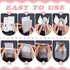 40Pcs 2 Colors House Shaped Kraft Paper Boxes with Ribbon and Window ABAG-PH0001-55-3