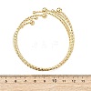 304 Stainless Steel Cuff Bangles for Women BJEW-B150-03G-5