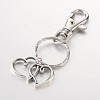 Heart to Heart Alloy Keychain X-KEYC-JKC00050-02-1