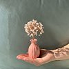 Natural Rose Quartz Chips Tree Decorations DJEW-P017-A01-1