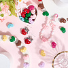 80Pcs Opaque Acrylic Beads OACR-SP0001-44-3