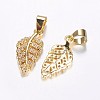 Long-Lasting Plated Brass Micro Pave Cubic Zirconia Pendants ZIRC-F069-36G-2