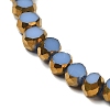 Electroplate Glass Beads Strands X-EGLA-P061-01A-08-3