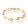 Brass Cuff Bangles BJEW-F411-03G-3