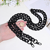 1Pc Acrylic Cuban Link Chain Bag Extender Chains AJEW-BM0001-41A-3