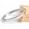 Tarnish Resistant 304 Stainless Steel Bangles BJEW-H0003-16A-1