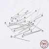 925 Sterling Silver Head Pins STER-F036-20S-1.5x15-1
