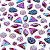   160Pcs 8 Style Sew on Rhinestone RESI-PH0002-04C-1