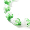 Handmade Lampwork Beads Strands LAMP-Q036-02-3