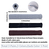 Polyester Eyeglasses Ear Grip AJEW-CN0006-70A-2