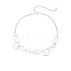 Teardrop Alloy Ring Link Chain Waist Belly Chains for Women FS-WG8F6BA-01-4
