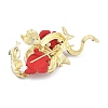 Alloy Crystal Rhinestone Brooches JEWB-C041-03G-2