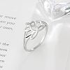Flower 925 Sterling Silver Finger Rings FS-WG1E6A3-03-1