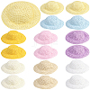 40Pcs Mini Cloth Doll Hats AJEW-SC0031-34A-1