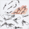 100Pcs Iron with Carbon Steel Fishing Rolling Bearing Connector FIND-CA0009-79-3