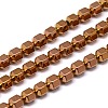Electroplate Non-magnetic Synthetic Hematite Beads Strands G-I095-02-1