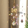 Crystal Glass & Brass & Iron Sun Catcher Pendant PW-WGF19EC-01-1